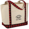 Buffalo Plaid 18oz Cotton Boat Tote