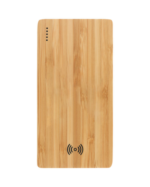 Banque d'alimentation sans fil en bambou Plank 5 000 mAh Banque d'alimentation sans fil en bambou Plank 5 000 mAh