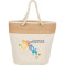 Jute Accent 12oz Cotton Canvas Rope Tote