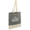Split Recycled 5oz Cotton Twill Convention Tote