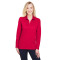 CrownLux Performance™ Ladies' Plaited Long Sleeve Polo