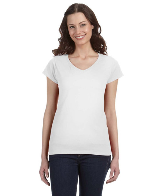 SoftstyleMC pour femmes 7,5 oz T-Shirt col en V à ajustement Junior SoftstyleMC pour femmes 7,5 oz T-Shirt col en V à ajustement Junior